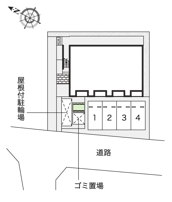 ★手数料０円★川越市大塚新町 月極駐車場